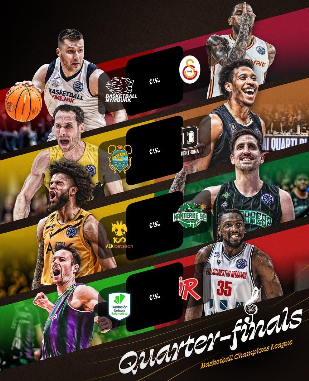 BCL çeyrek final kura
