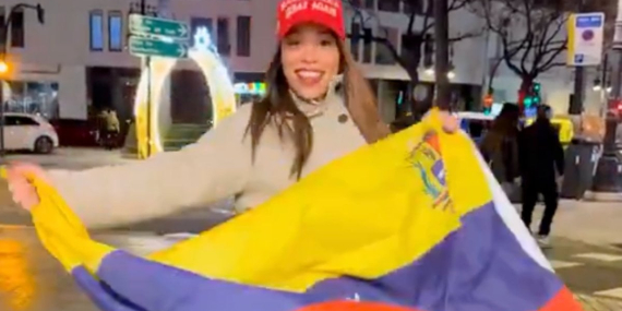 Venezuelalıdan Trump’a Dansla Teşekkür!